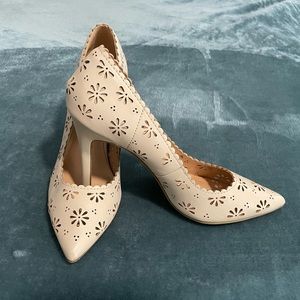 Lauren Conrad heels with flower design